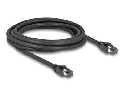 Delock Network Cable RJ-45 CAT.8.1 S/FTP, Up To 40Gbps Black 3 Metres — image 1