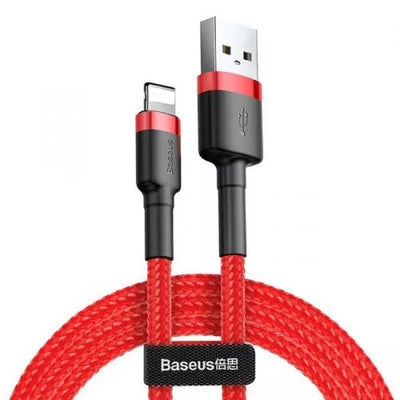 Baseus CALKLF-R09 Cable Connector Lightning 3M Red — image 1