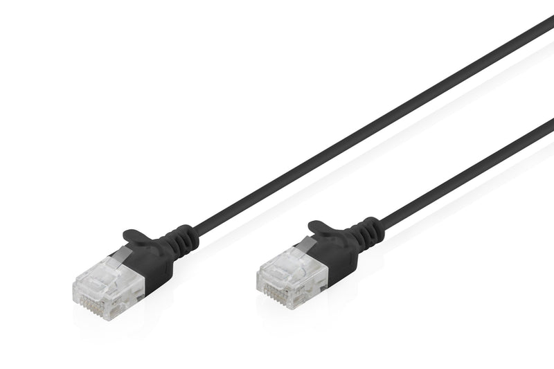 CAT.6 U-UTP Slim Network Cable, 5M, Negro
