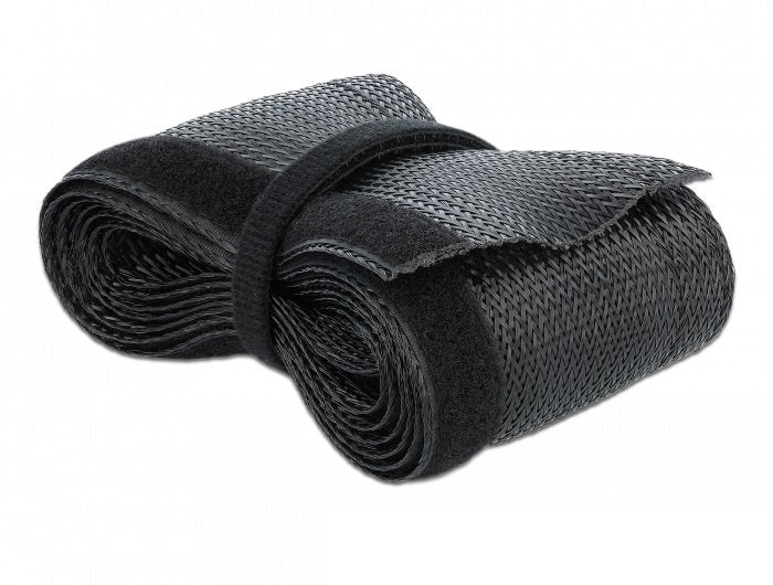 Delock Case Trenzada With Closure Velcro 10M X 32MM Black