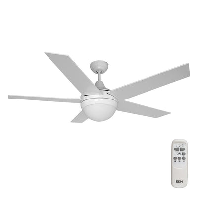 EDM Fan Ceiling Model Adriatico White Power 60W Aspas: Ø132CM With Remote Control — image 1
