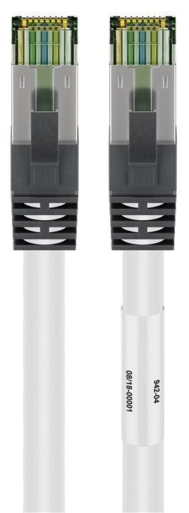 Goobay 55123 Network Cable 0,5M CAT.8.1 S/FTP (s-STP) White