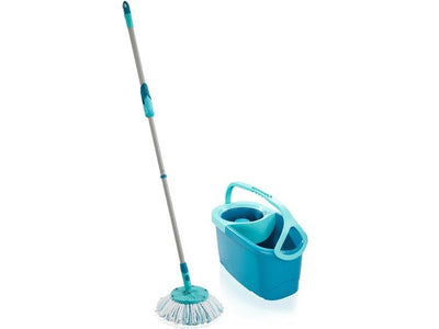 Leifheit Set Clean Twist Disc Mop Mobile 52102 - Mop Microfibra, Bucket 6L With Carro, Broom — image 1