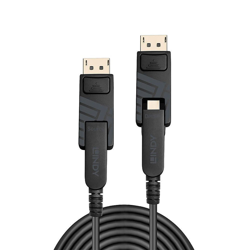 Lindy DisplayPort Fibre Optic Hybrid 1.4 Cable 70M