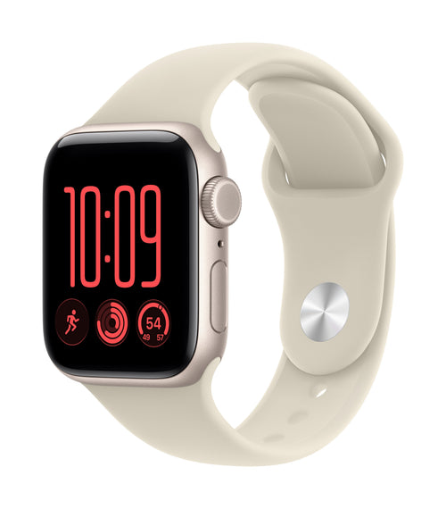 Apple Watch Se 3 (2026) GPS + Cel 40MM Box Of Aluminium White Estrella Strap Deportiva Arena Size M L Siri Ai — image 1