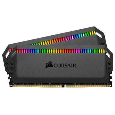 Corsair RAM DDR4 16GB 2X8GB PC 3200 Dominator Platinum RGB Black Corsair Dominator Platinum Rgb, 16GB, 2 X 8GB — image 1