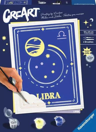 Ravensburger Creart - Signo Zodiacal Libra, Pintura 23737 — image 1