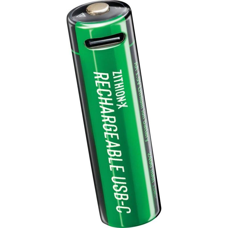 Coast 1X4 Zithion-x Mignon Aa Battery, USB-C Charging Port