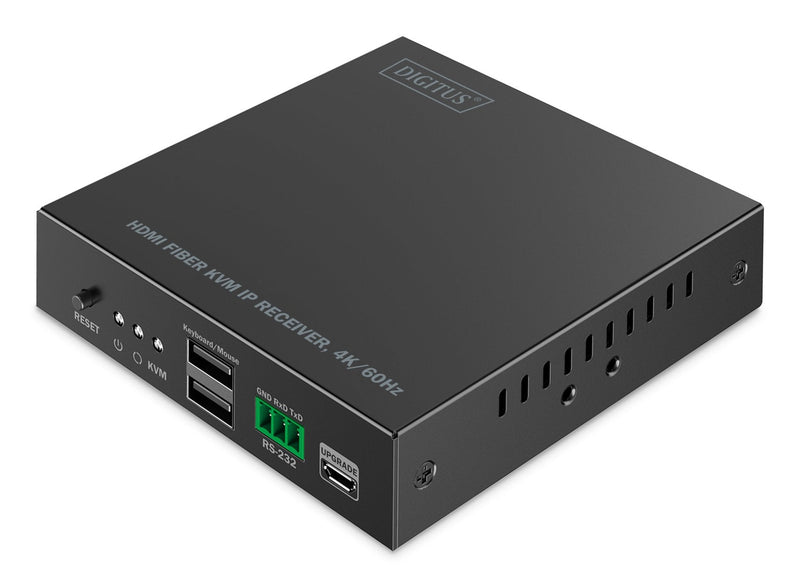Digitus HDMI Fiber IP Receiver 4K 60HZ Black