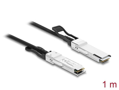 Delock Twinax Cable Qsfp + Connector Male a Qsfp + Connector Male 40Gbps 1M — image 1