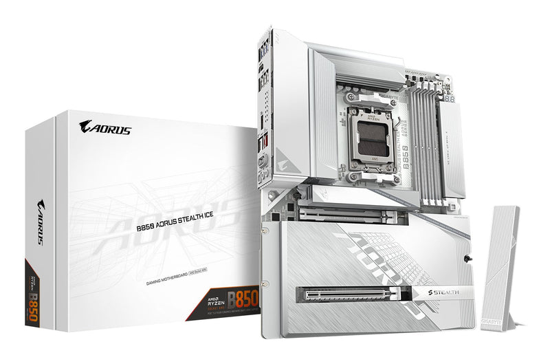 Gigabyte Motherboard B850 Aorus Mealth Ice B850,AM5,ATX, DDR5