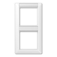 Jung As 582 Na Ww Frame Embellecedor With Schriftfeld 2F — image 1