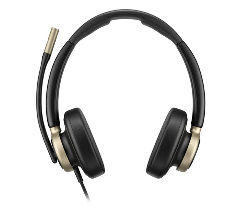 Poly Headphone HP Mission 825 Mission 800 Series Sound Activo USB-A USB-C Black Certificado Equipos Microsoft  — image 1