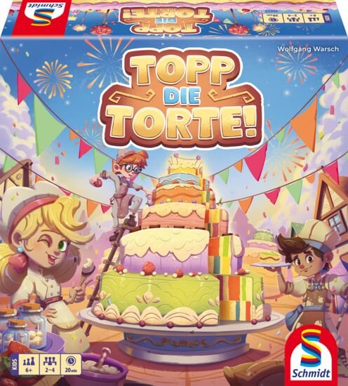 Schmidt Spiele Top The Cake!, Set Of Desk Kids Year 2025 40659 — image 1
