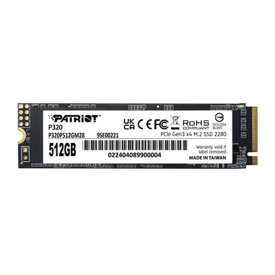 Patriot SSD Viper P320 M.2 PCI-EX4 NVMe 512GB 3GB/S — image 1