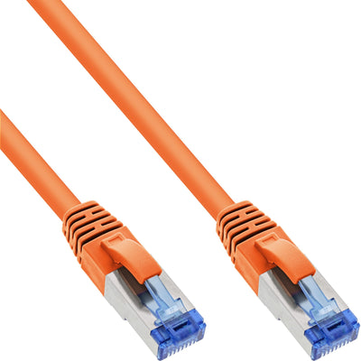 Inline Network Cable S/FTP Pimf CAT.6A Libre Halógenos 500MHZ Orange 1M — image 1