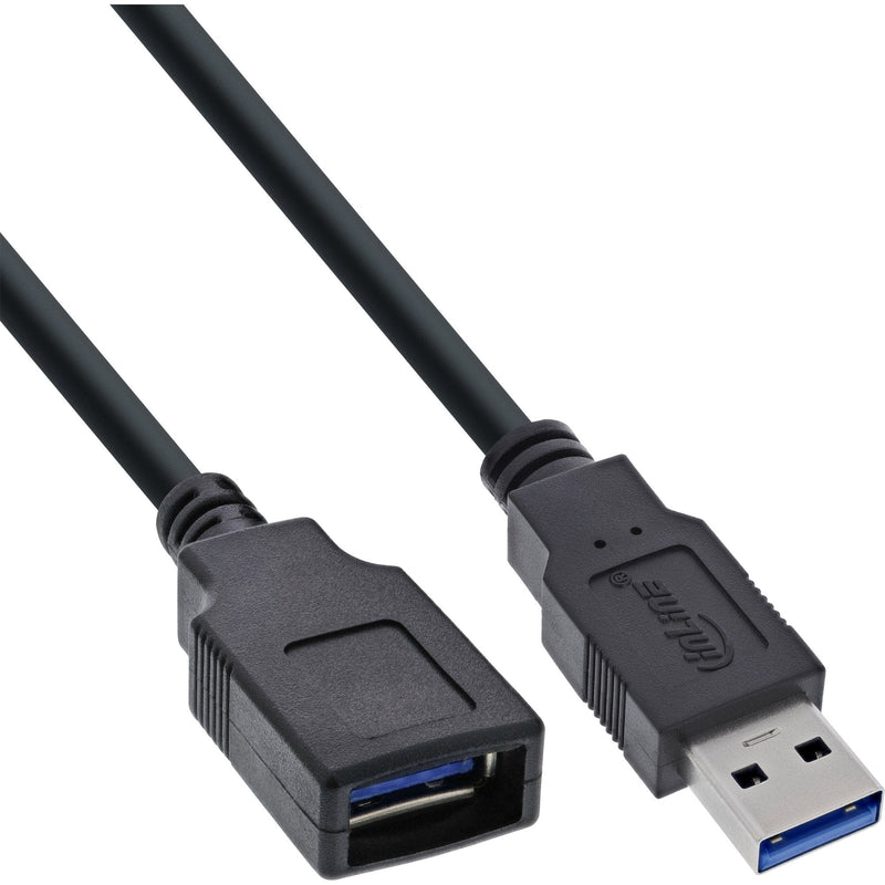 Inline 50 Pieces Bulk Pack Extensión Cable USB 3.0, a Male/Female Black 2M