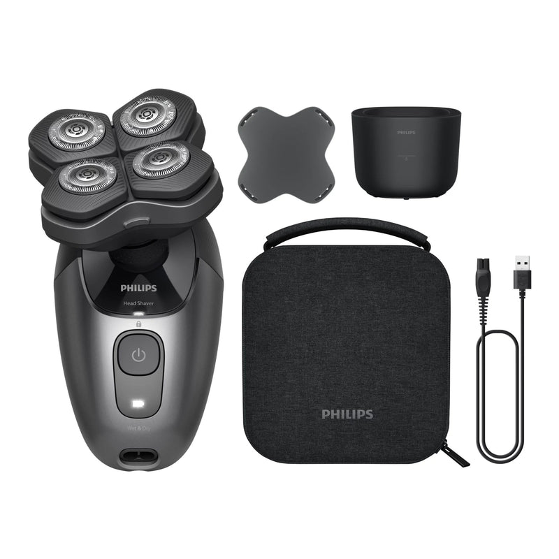 Philips Shaver 7000 Series Head Shaver Pro HS7980/15 Advanced With 90 Minutos Funcionamiento