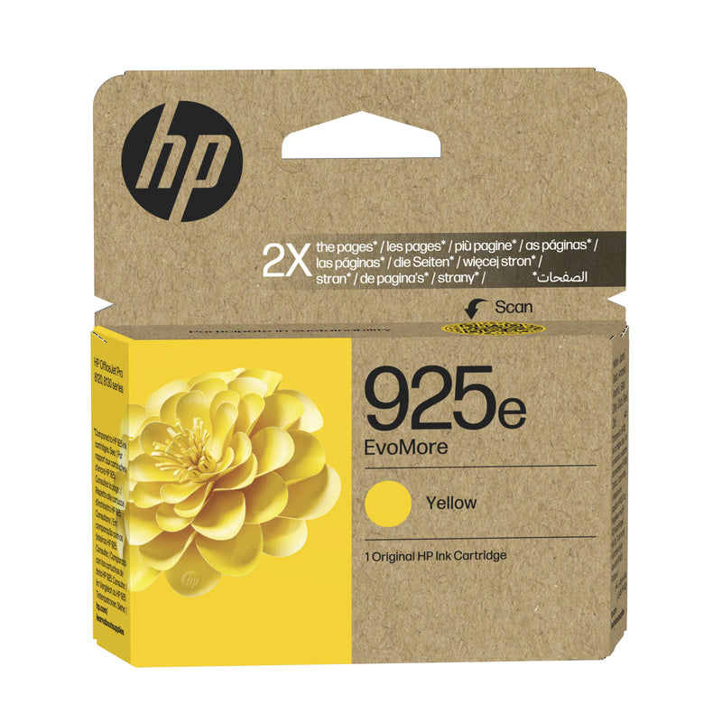 HP 925E Evomore Yellow Genuine Ink Cartridge Yellow 800PÁGINAS