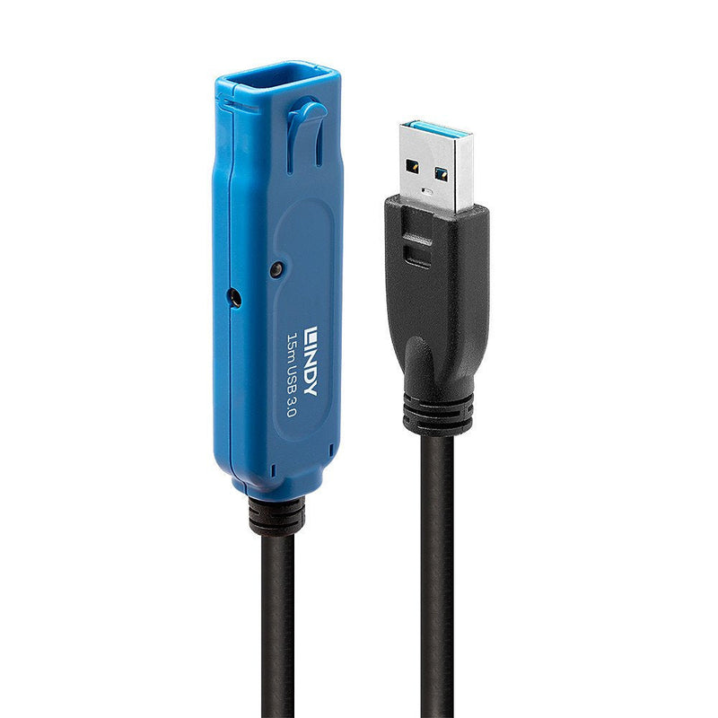 Lindy Extensión Activa USB 3.0 Type a/a Pro M/F 15M