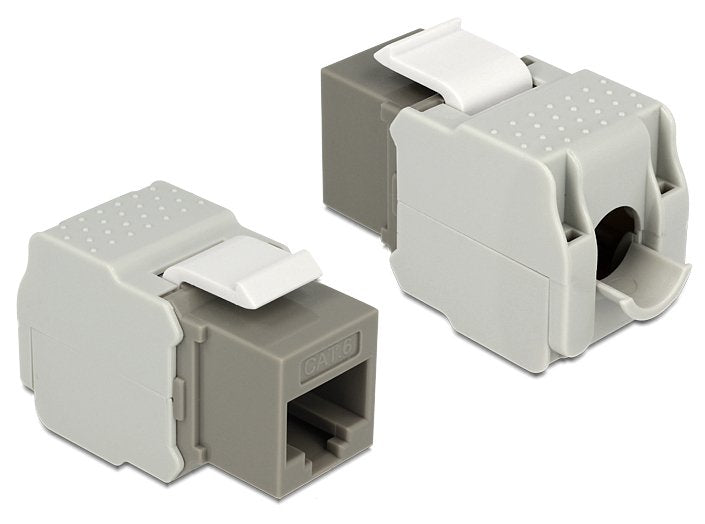 Delock 86342 Connector RJ45 Módulo Keystone Lsa CAT.6 UTP Grey