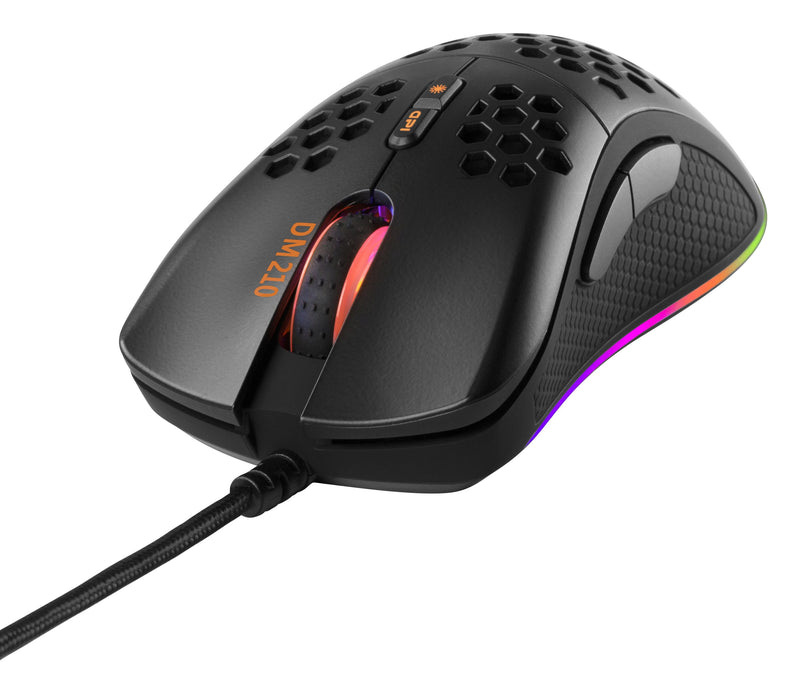 Deltaco DM210 Mouse Set Mano Derecha USB Type a 6400 DPI