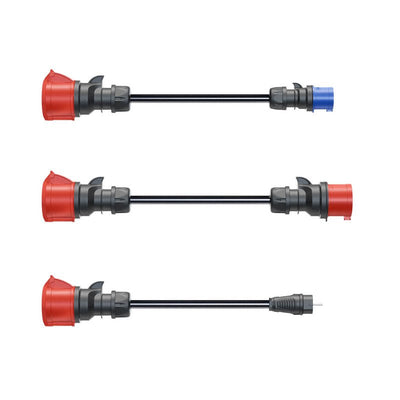 Set Of Adaptadores Go- And Gemini Flex 22KW, Set Of 3 Pieces Black 30CM) CH-04-07 — image 1