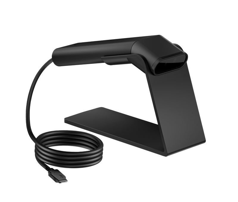 HP Engage 2D G2 Barcode Scanner, Tragbares Reader Codes Barcodes 2D, With Cable Usb, Black China