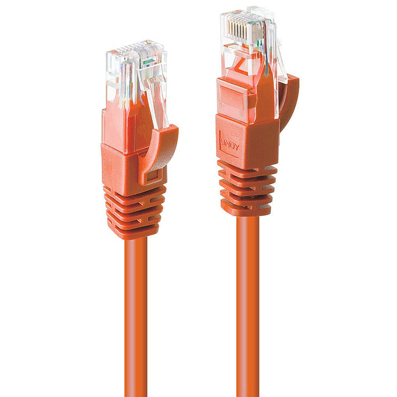 Lindy U/UTP Patchcord CAT.6. Cu. Orange. 2.0M