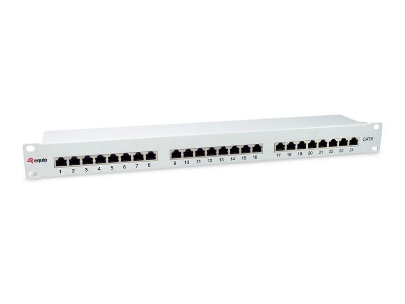 Equip Patch Panel 24x RJ45 CAT.6 19 1U Grey