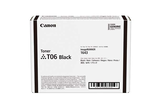 Canon Toner Black T06 I-sensys X 1643P, 1643I, 1643IF 3526C002