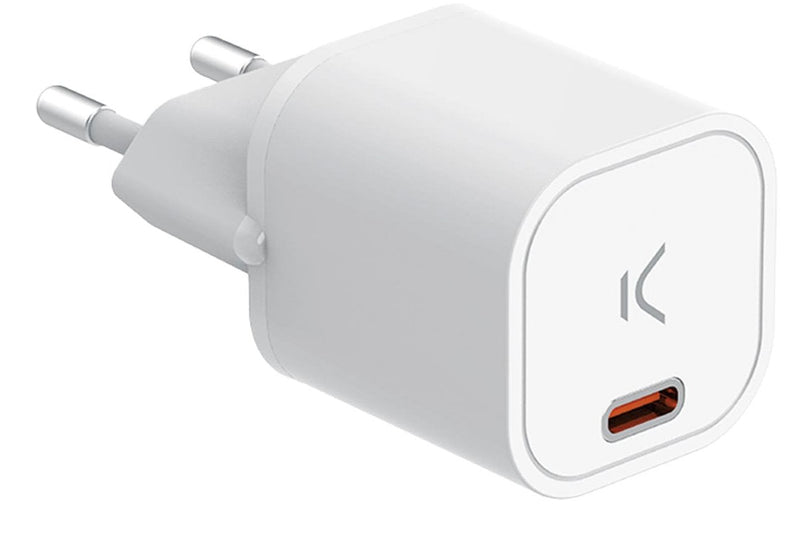 Ksix Wall Charger GaN USB-C Mini 30W White