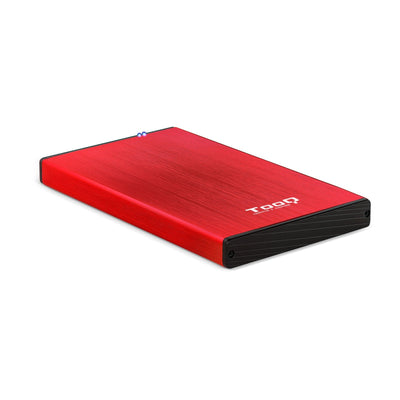 TooQ Housing External HDD/Sdd 2.5 Up To 9,5MM SATA USB 3.0 - Red — image 1
