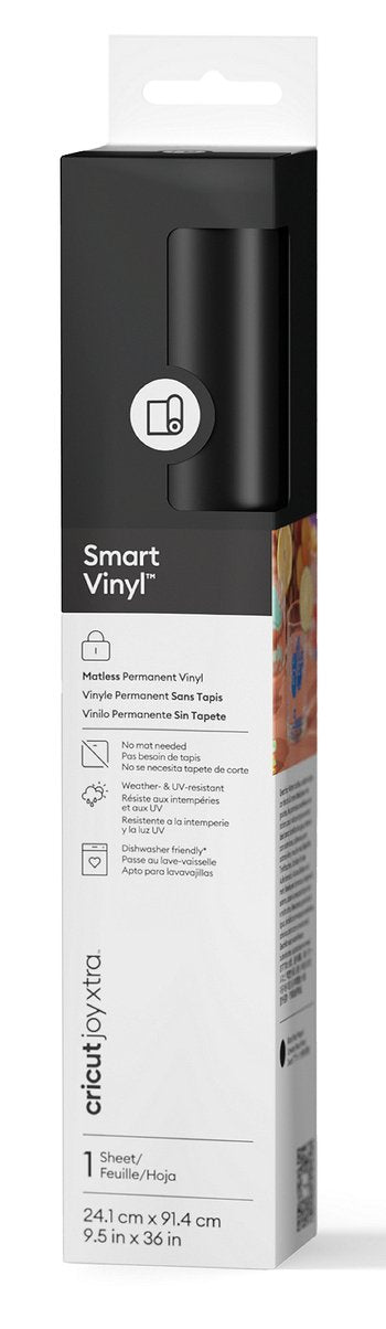 Cricut Smart Vinyl Permanent Joy Xtra 24,1X91,5CM 1 Sheet (black)
