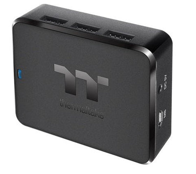 Thermaltake H200 Black Hubs Interfaz, Hub USB Black Plastic 76,8MM, 21,6MM, 64,7MM, 1 Pieces — image 1