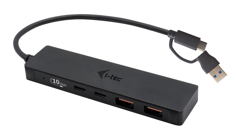 I-tec USB-C Hub 2 + 2x USB-C/a Perp USB-C Metal Hub 2x USB-C 2x USB-A
