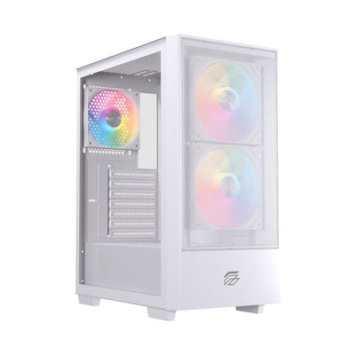 Einarex Box ATX Semitorre P100 RGB White 3 Fans EXCS-PL-100R-W — image 1