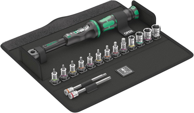 Wera Drehmomentschlüssel Bicycle Set Torque 1, 16-TEILIG 05004180001