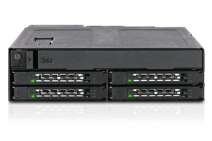 Icy Dock MB604SPO-B Panel Bahía Hard Drive Black