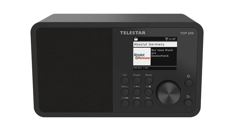 Telestar Radio Top 200 Laptop Analógico And Digital Black