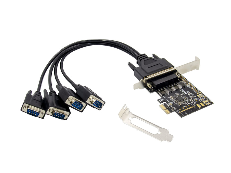 Conceptronic Controladora PCIE 4 Ports Serie Compatible Low Profile