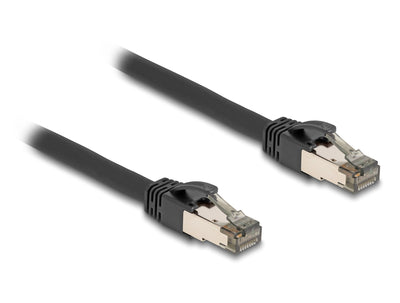 Delock 80244 Network Cable RJ45 CAT.6A U/FTP Ultraflexible With Cover Metálica Indoor 10M, Black — image 1
