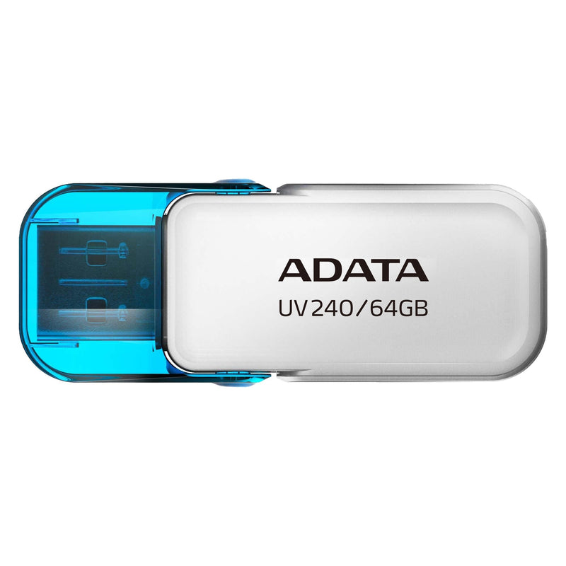 ADATA USB Flash Drive UV240 64GB USB 2.0 White