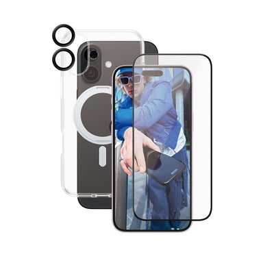 Panzerglass Care™ By ® 3-IN-1 Ceramic Bundle Iphone 16 Plus Case For Apple - Iphone 16 Plus Transparent — image 1