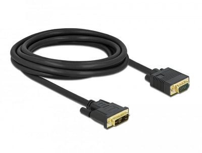 Delock Cable DVI 12 + 5 Male a VGA Male 3M — image 1