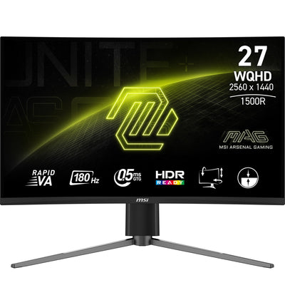 MSI Monitor Mag 27CQ6PF (27) 2560 X 1440 Pixels Quad HD LCD Black — image 1