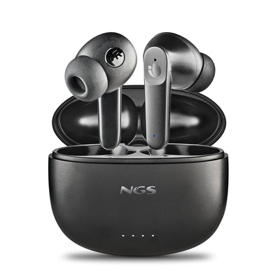 Ngs Headphones Bluetooth Ártica Hush With Case Charging Battery Life 4H Black — image 1