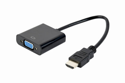 Gembird Converter HDMI a VGA Without Audio M/H Black 0.15M A-HDMI-VGA-04 — image 1