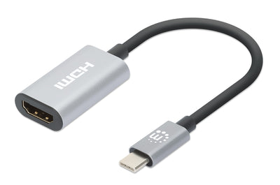 Manhattan USB-C a Hdmi-adapter 4K 60HZ Alu Space Grey — image 1