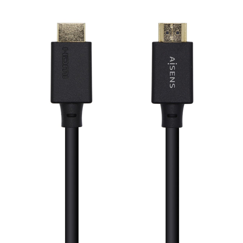 Aisens HDMI Cable V2.1 Certificado Ultra High Speed 8K@60HZ 48Gbps - a/m-a/M - 1.50M - Black
